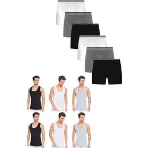 6 Adet Boxer & 6 Adet Atlet Kutulu Bohçalık Set