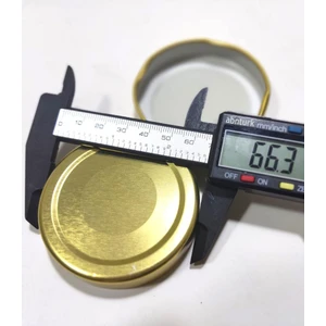 10 Adet 63 mm Uzun Etekli Geniş Kenar Metal Konserve Kavanoz Kapağı DIŞ:66MM-IÇI:63MM 25 Yıl Garanti
