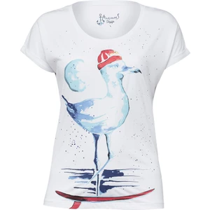 Martı Beyaz Kadın T-Shirt