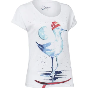 Martı Beyaz Kadın T-Shirt