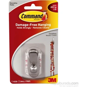 Command 17062-Bn Küçük Boy Metal Askı 450 g Taşır