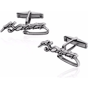 Gümüş Kemal Atatürk Imzalı Kol Düğmesi