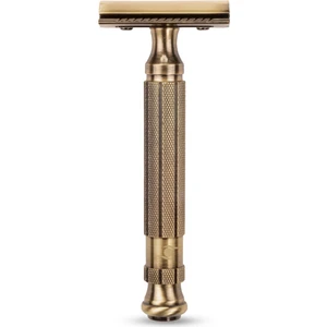 Pearl Shaving Antik Taraksız Jiletli Tıraş Makinesi, Orta Agresif Taraksız Geleneksel Tıraş Bıçağı