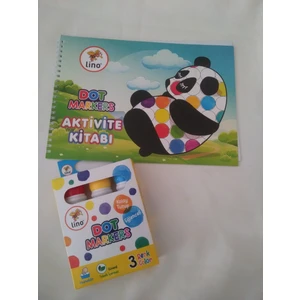 Dot Markers 3' Lü Yıkanabilir Kalem ve Boya Kitabı