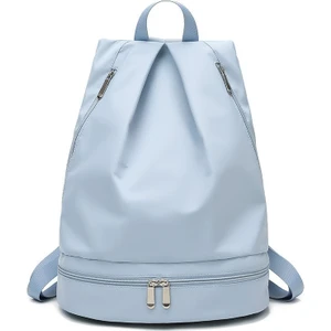 Fermuar Açık Spor Su Geçirmez Spor Salonu Yoga Sırt Çantası Kız Okul Çantası Yüzme Spor Sırt Çantası (Yurt Dışından)