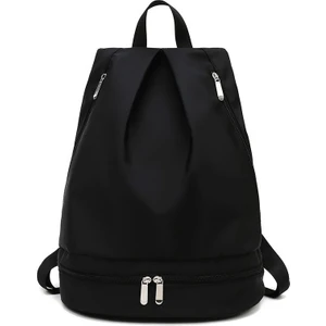 Fermuar Açık Spor Su Geçirmez Spor Salonu Yoga Sırt Çantası Kız Okul Çantası Yüzme Spor Sırt Çantası (Yurt Dışından)