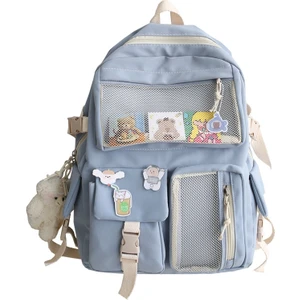 Lise Sırt Çantası Su Geçirmez Üniversite Öğrencisi Seyahat Laptop Çantası (Yurt Dışından)