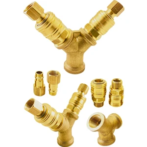 Yüksek Kalite Havalı Kompresörler Için 2'Li Dağıtıcı Ve Hava Giriş Rekorları 3/8''