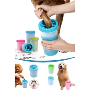 Tineke Kedi Köpek Ayak Pati Yıkama ve Temizleme Aparatı -Orta  Boy 1 Adet 11 X9 cm