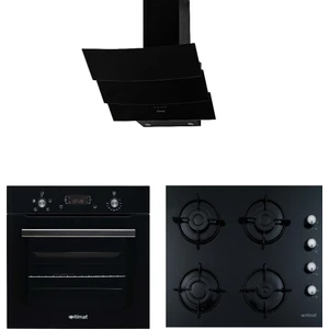 Itimat Ankastre Dijital Pro Set Siyah