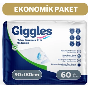 90X180 Yatak Koruyucu Örtü 30'lu 2 Paket 60 Adet