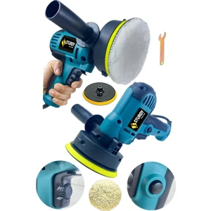 Power Profesyonel 2600 Watt 6 Kademe Hız Kontrol Ayarlı Koltuk Yıkama, New Serıes Polisaj Makinesi