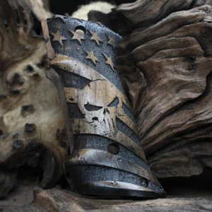 Cz 75 B Atış Tabanca Kabzesi Amerikan Bayraklı Tema T82