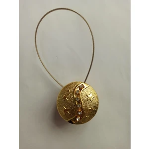 Nivemeshome Tropez Gold Yuvarlak Perde Tokası