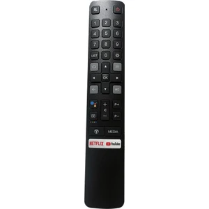 Sesli Kontrol Uzaktan Kumandası, Tcl Sesli LCD LED Tv Için Uzaktan Kumanda RC901V Netflix / Youtube Için Yedek Uzaktan Kumanda