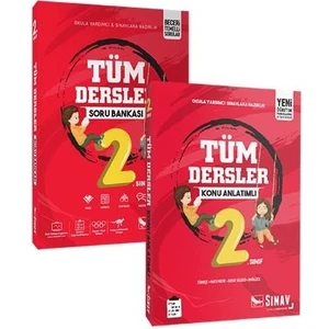 Sınav Yayınları 2. Sınıf Tüm Dersler Konu Anlatım - Soru Bankası Kazandıran Set