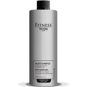 Fitness Professional Silver Mor Şampuan - Gri Beyaz Platin Sarı Saçlara Uygun 750 ml