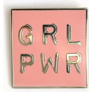 “grl Pwr” Broş