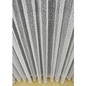 Ev İhtiyaçlarim Petek Üstü Kar Tanesi Nakışlı Brode Sanal Zemin Ütü İstemez Dökümlü Tül Perde