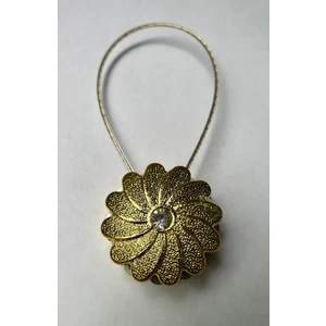 Nivemeshome Taşlı Gold Perde Tokası