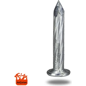 Alet Çantam  Çelik Çivi Beton Çivisi Beyaz Galvaniz Kaplamalı 10 cm