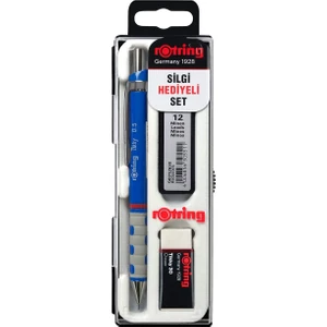 Tikky Okul Seti 0.5 mm Mavi Versatil Kalem + Silgi + Uç