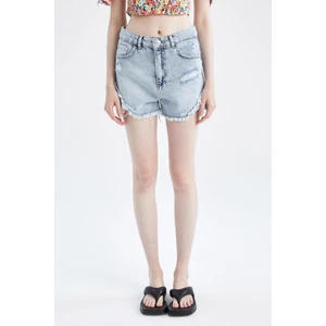 Mom Fit Jean %100 Pamuk Şort Y8089AZ22HS
