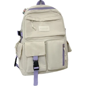 Ivy Stationery Büyük Kapasiteli Sırt Çantası - Beyaz (Yurt Dışından)