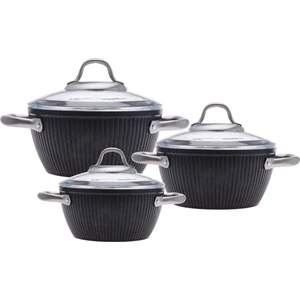 Emsan Sansa Granit 6 Parça Midi Tencere Seti