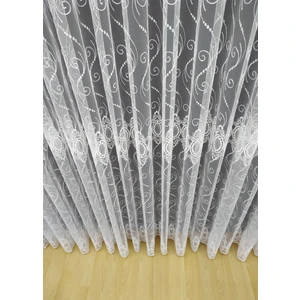 Ev İhtiyaçlarim Petek Üstü Damask Desen  Brode Sanal Zemin Seyrek Pile Tül Perde