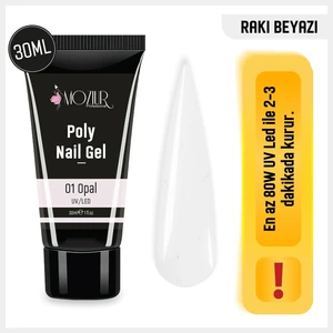 MOZIUR Poly Jel 30ml Opal (rakı Beyazı)