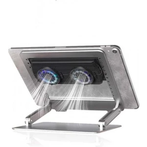 Rgb Işıklı Yüksekli Ayarlı Çift Fanlı Dizüstü Bilgisayar Laptop Soğutucu Stand Laptop Masası