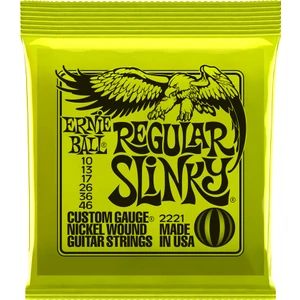 Ernie Ball P02221 Regular Slinky Nickel 10-46 Elektro Gitar Teli