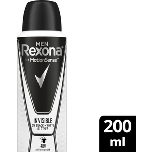 Invisible Black White  Erkek Sprey Deodorant 200 ml