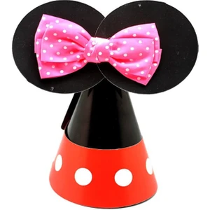 Parti Adresi Fiyonklu Karton Şapka