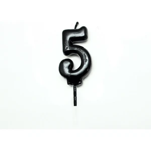 Parti Adresi Rakam Mum Siyah 5