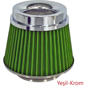 Şüscar Oto Ses Artırıcı Açık Hava Filtresi +6 Hp Yeşil Aparatlı Üniversal