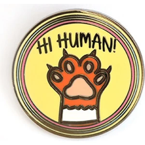 “hı Human!” Broş
