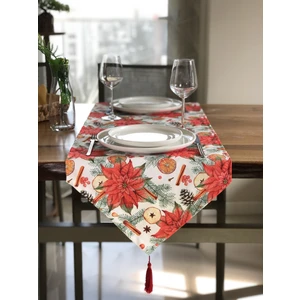 Kokina Desenli Runner Örtü