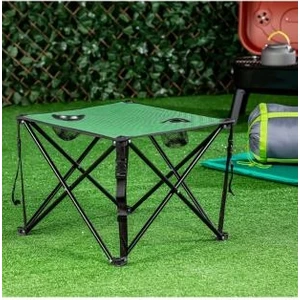Katlanır Kamp Masası 47 cm Yeşil