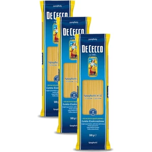 De Cecco Spagetti Çubuk Makarna 500 gr x 3 Adet