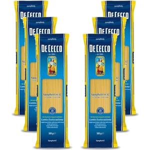 De Cecco Spagetti Çubuk Makarna 500 gr x 6 Adet