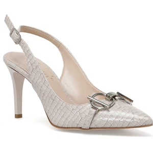 Vavsey.z 2fx Bej Kadın Topuklu Ayakkabı