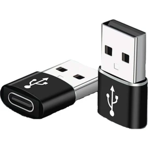 Lisa Butik USB Male To Type-C Female Çevirici Converter Adaptör 2.4A Bir Otg Dönüştürücü
