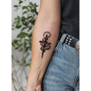 BP Tattoo Yılan Mini Boy Geçici Dövme
