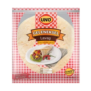 Uno Geleneksel Lavaş 8 Adet 25 cm 520 G