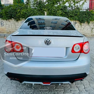 ŞüsCarOto Aksesuar Vw Jetta Mk5 2005-2010 Bagaj Üstü Spoiler Çıtası Piano Black Parlak Siyah