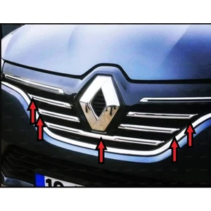 My Tuning Renault Megane 4 Ön Panjur 5 Parça 2015 Üzeri Krom Paslanmaz Çelik
