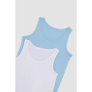 Fit Erkek Çocuk Regular Fit 2'li Atlet V4445A622AU