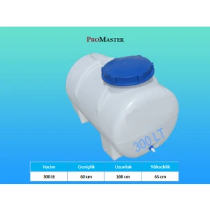 300 Lt Yatay Su Deposu VANA HEDİYELİ Tankı Bidonu Karavan